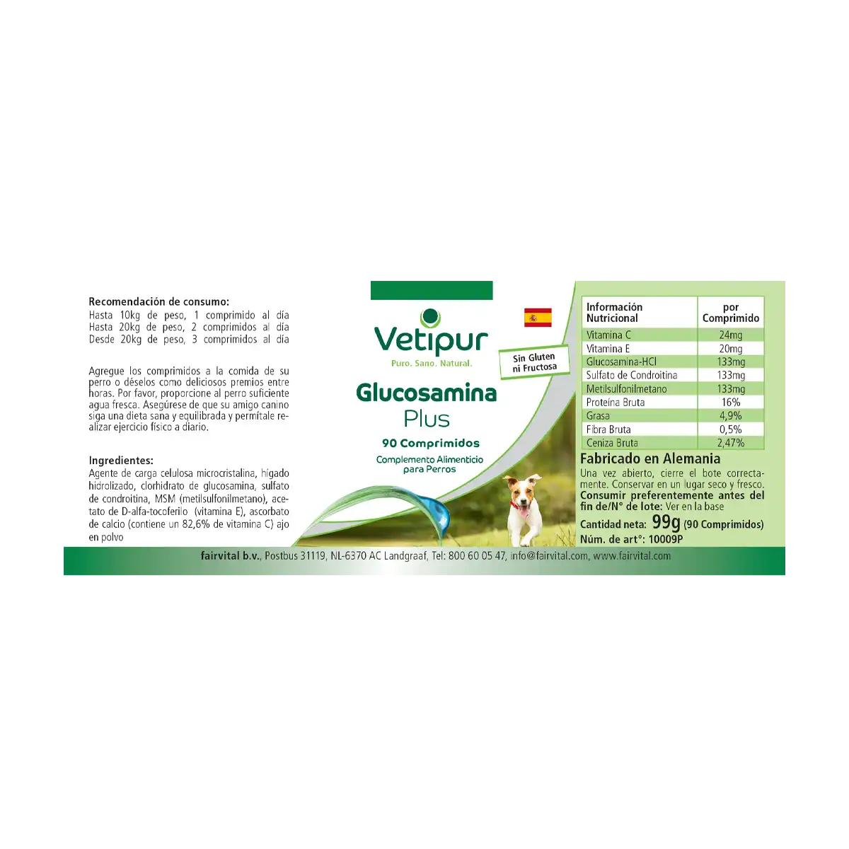 Glucosamina Plus - 90 compresse per cani | Vetipur Glucosamina Plus - 90 compresse per cani | Vetipur