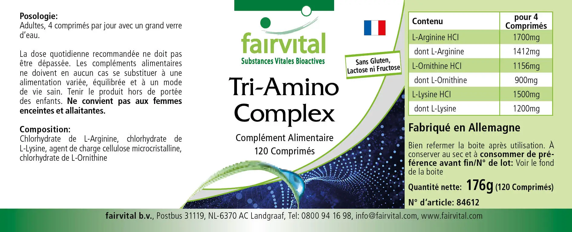 Tri-Amino Complex - 120 comprimidos Tri-Amino Complex - 120 comprimidos