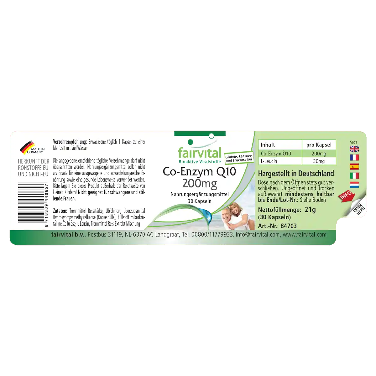 Co-Enzym Q10 200mg 30 Kapseln