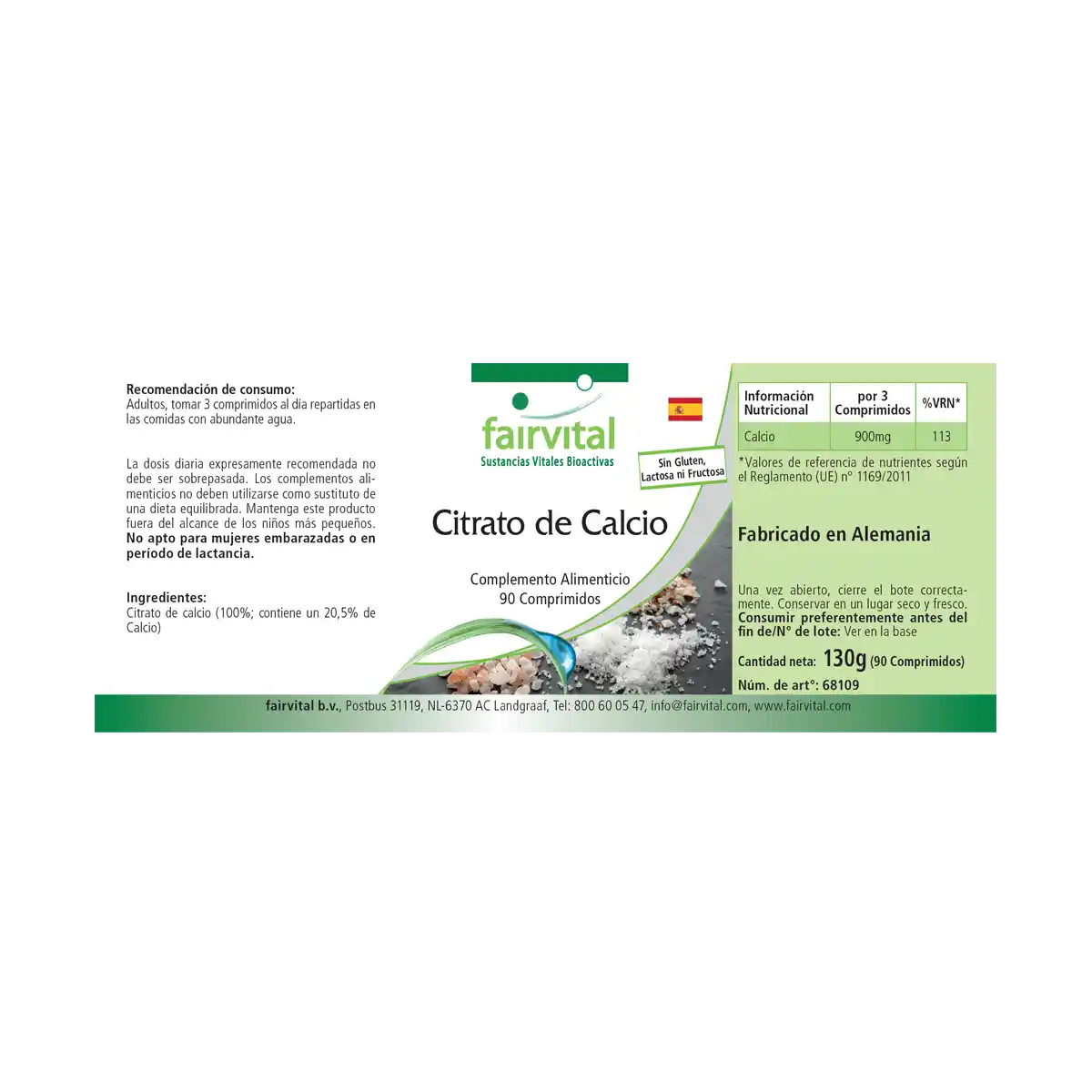 Citrate de Calcium avec 300mg de Calcium - 90 comprimés Citrate de Calcium avec 300mg de Calcium - 90 comprimés