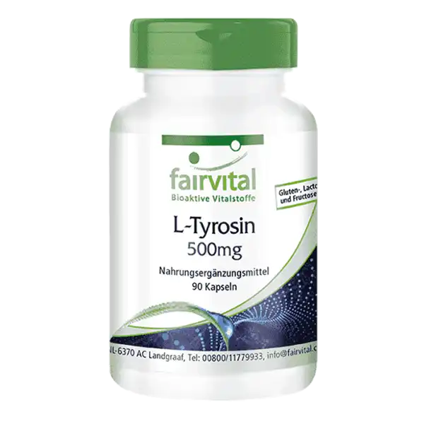 L-tyrosine 500mg - 90 capsules