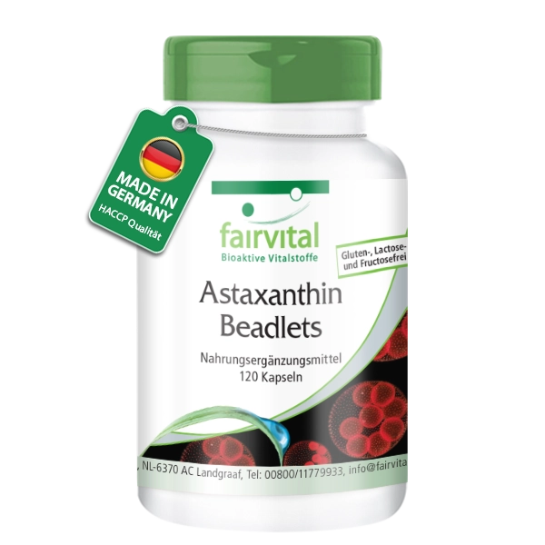 Astaxantina microencapsulada - 120 cápsulas