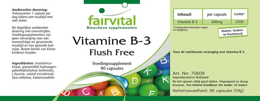 Vitamin B-3 Flush Free