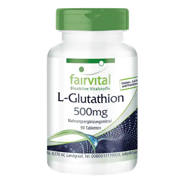 L-Glutathione 500mg – 90 tablets