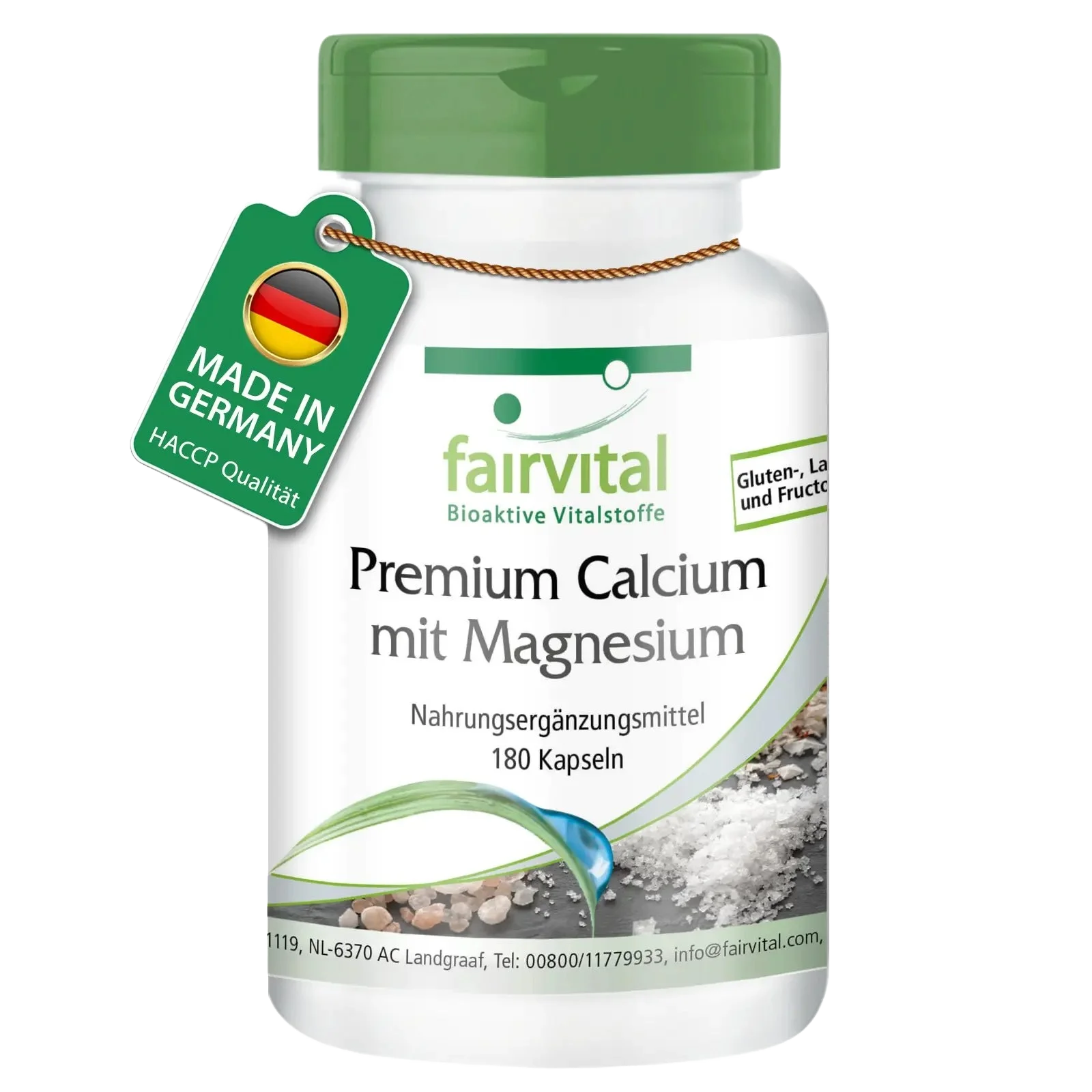 Premium Calcium with Magnesium - 180 capsules