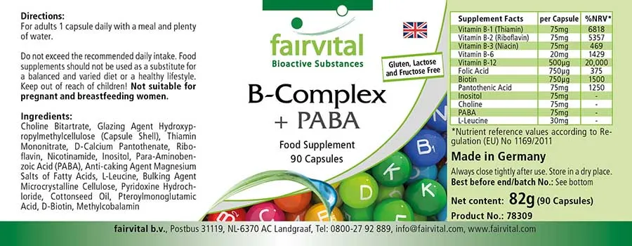 B-Complex + PABA B-Complex + PABA