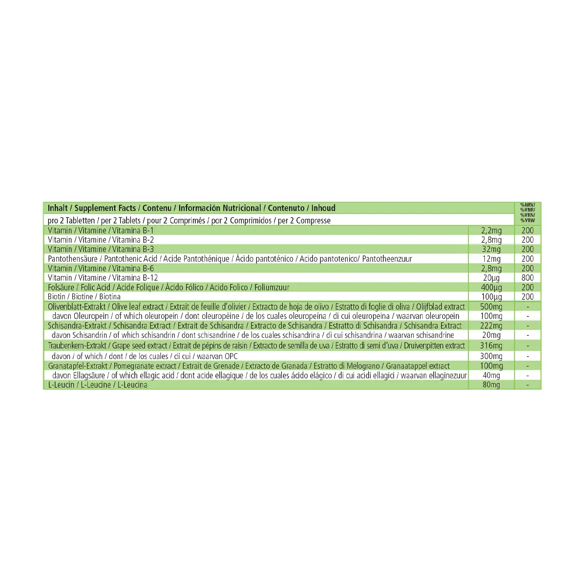 Olea Active Complex- 90 Kapseln- B-Vitamine, Folsäure, Olivenblatt & OPC-Vegan | Fairvital Olea Active Complex- 90 Kapseln- B-Vitamine, Folsäure, Olivenblatt & OPC-Vegan | Fairvital