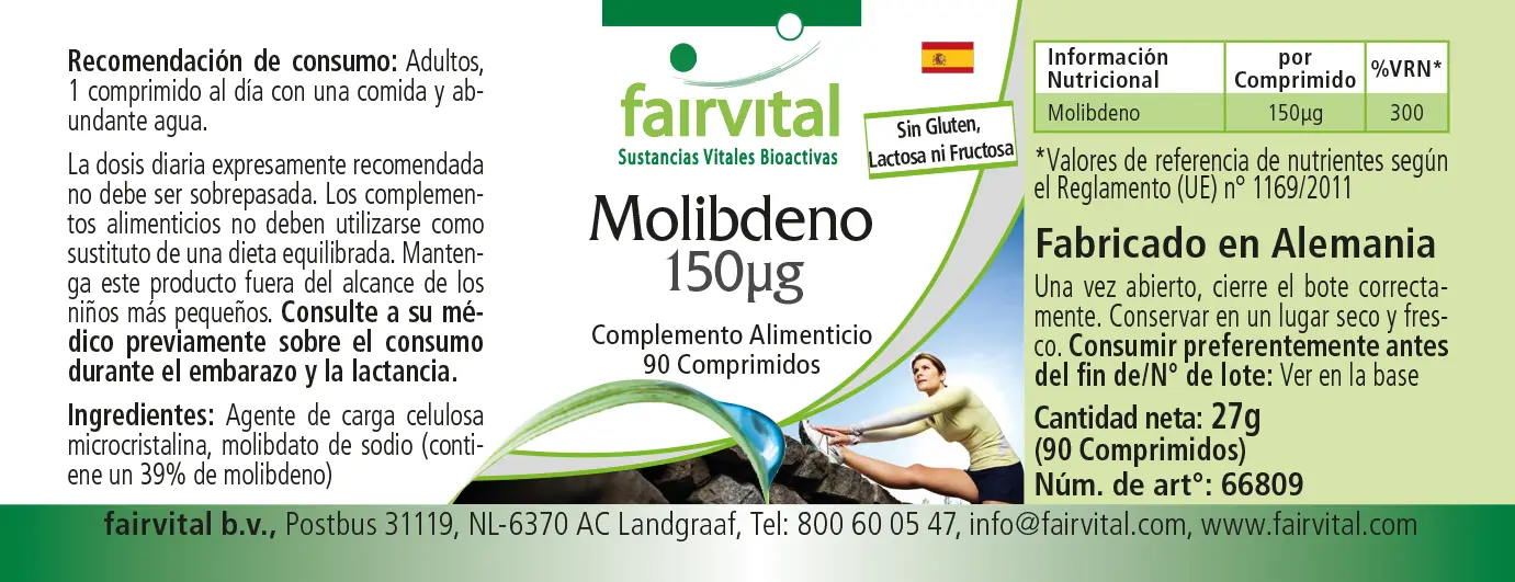 Molibdeno 150ug – 90 compresse