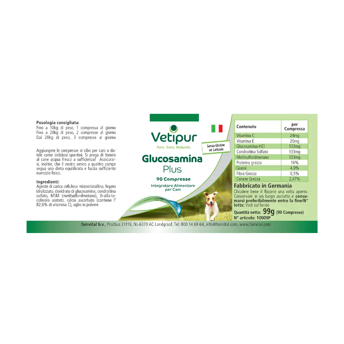Glucosamina Plus - 90 compresse per cani | Vetipur Glucosamina Plus - 90 compresse per cani | Vetipur