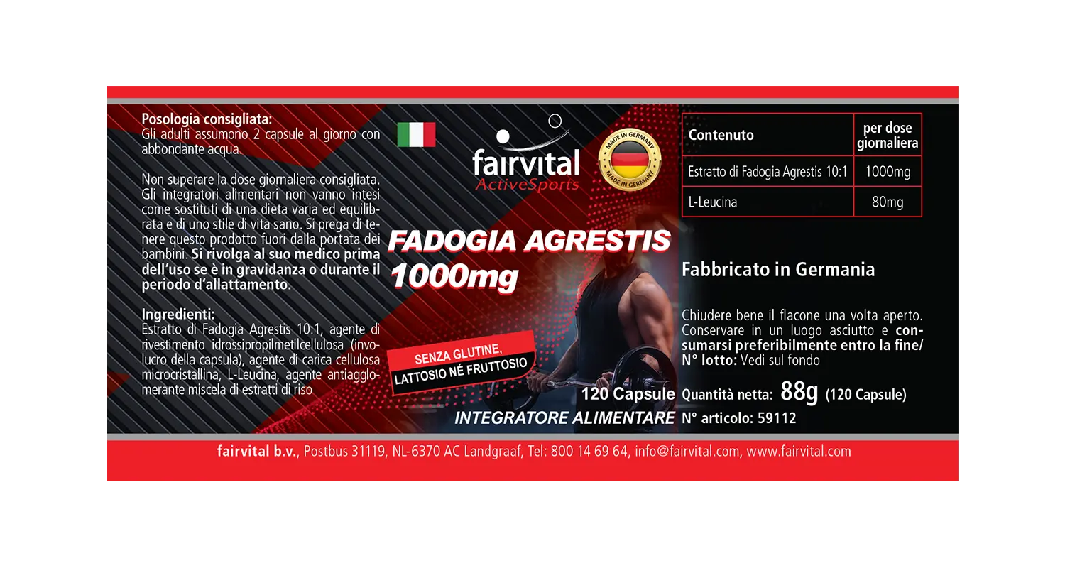 Fadogia Agrestis 1000mg