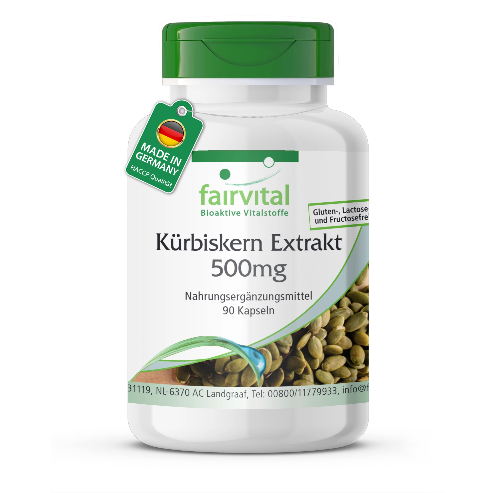 Estratto di semi di zucca 500 mg