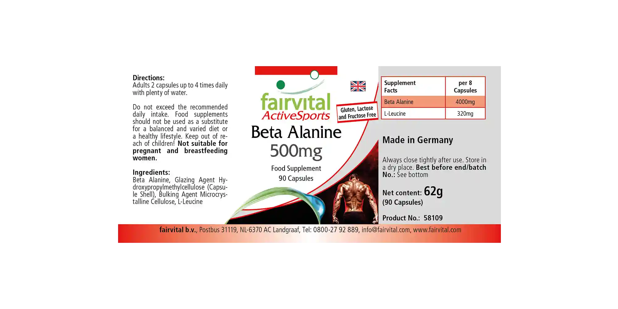 Beta Alanina 500mg Beta Alanina 500mg