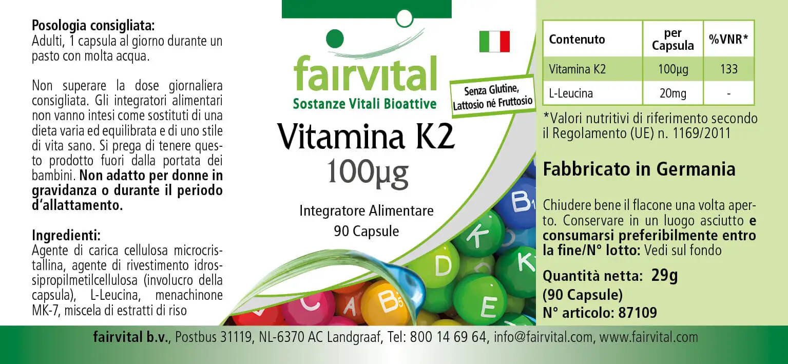 Vitamin K2 100µg