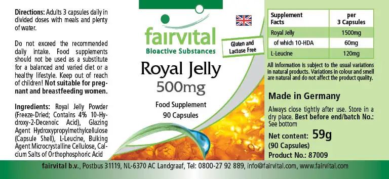 Pappa Reale 500mg - 90 Capsule Pappa Reale 500mg - 90 Capsule