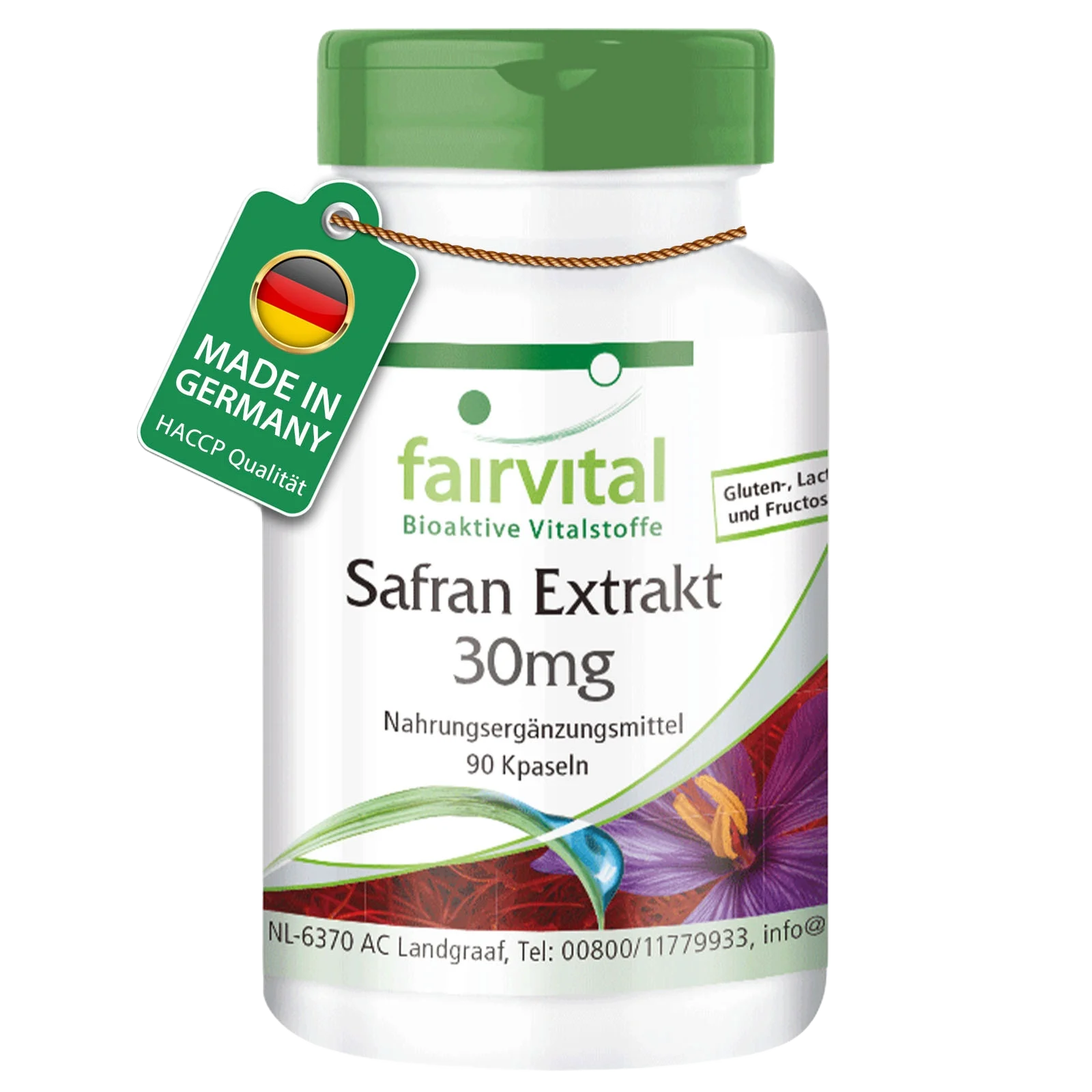 Saffron extract 30mg - 90 capsules