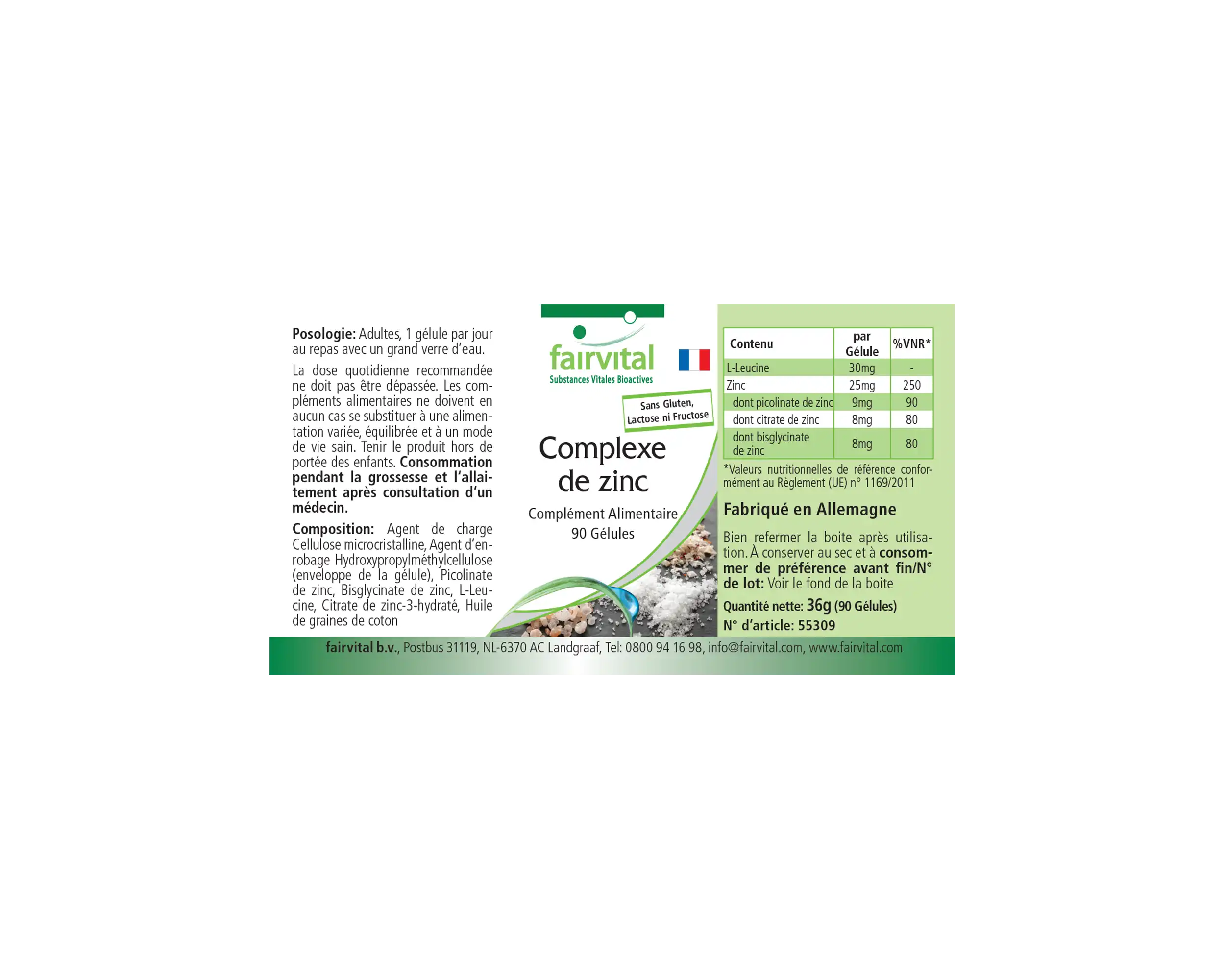 Complesso di Zinco 25mg - 90 Capsule Complesso di Zinco 25mg - 90 Capsule