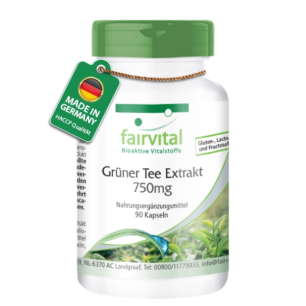 Estratto di tè verde 750 mg - 90 capsule Estratto di tè verde 750 mg - 90 capsule