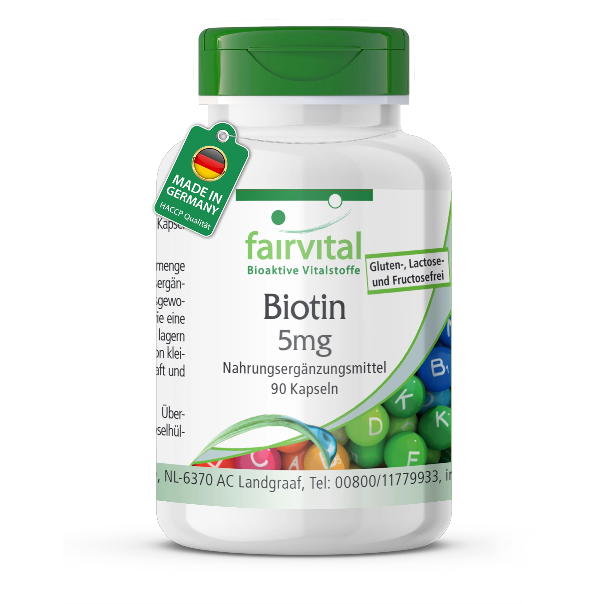 Biotina 5mg – 90 capsule