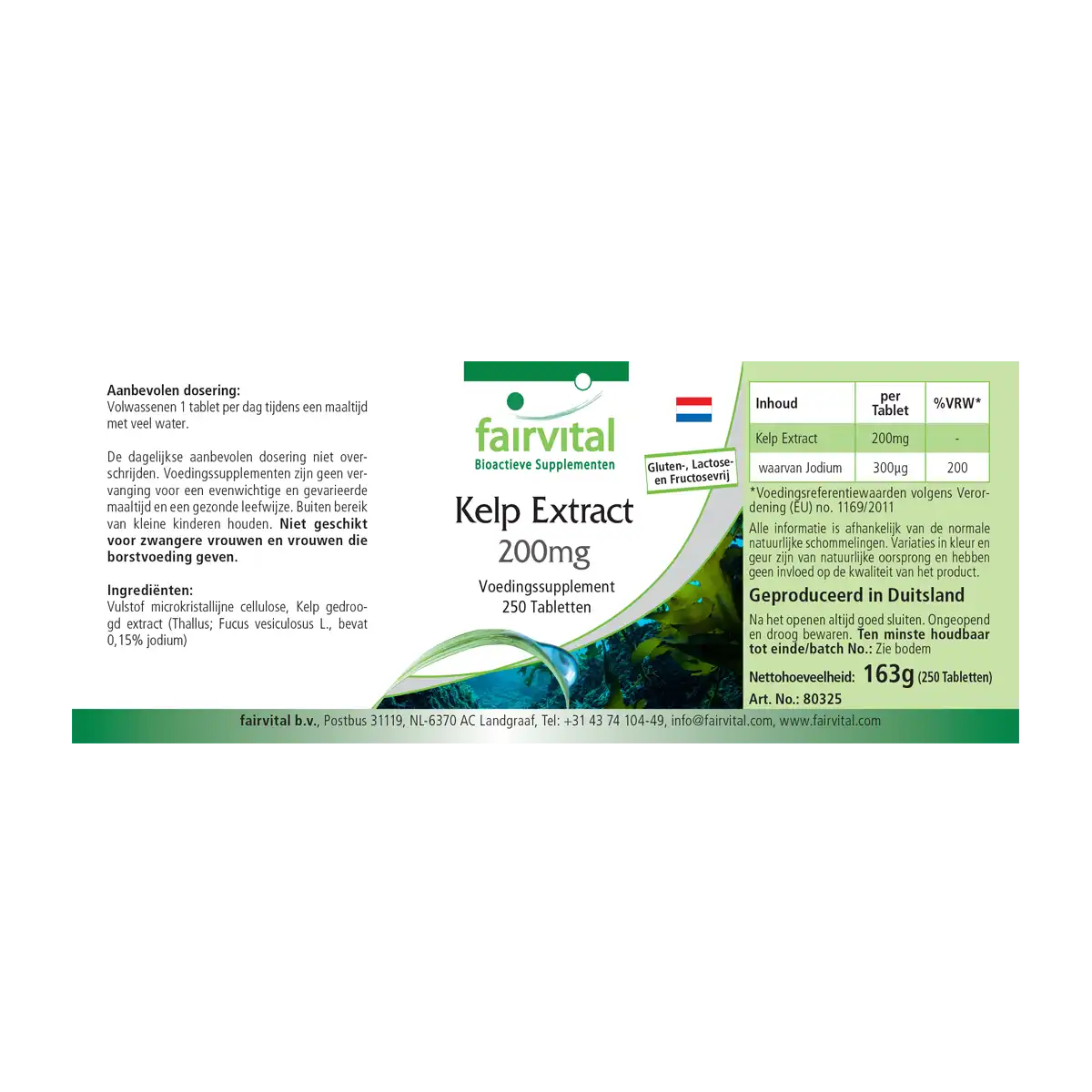 Kelp Extract 200mg - 250 Tablets Kelp Extract 200mg - 250 Tablets