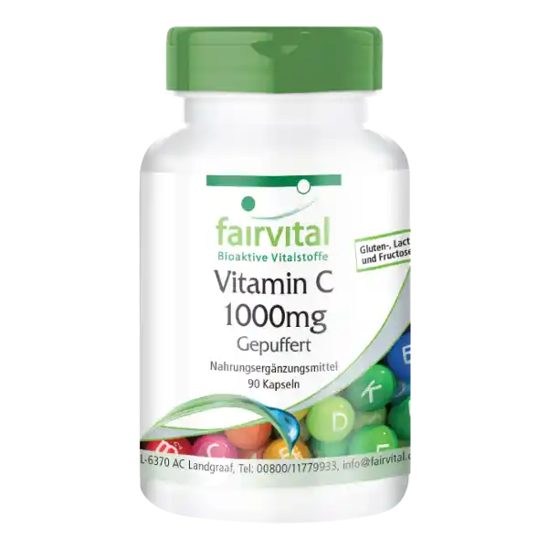 Vitamin C 1000mg gepuffert - 90 Kapseln