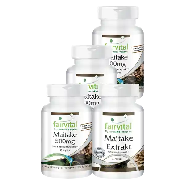 Provision de Maitake pour 3 mois - 4 x 90 capsules