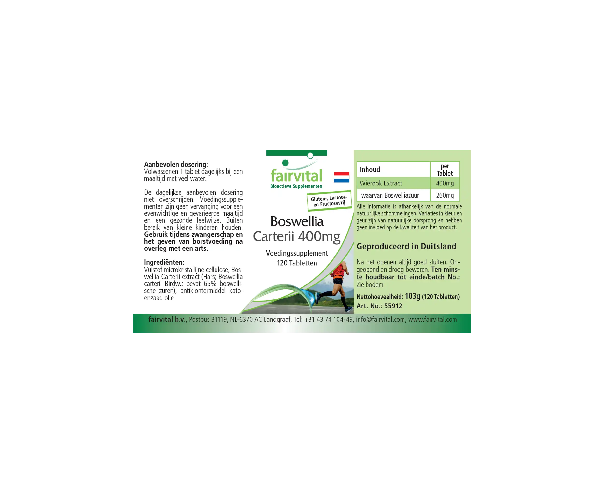 Boswellia Carterii 400mg - 120 Tabletten - Afrikanischer Weihrauch-Extrakt - Hochdosiert | Fairvital