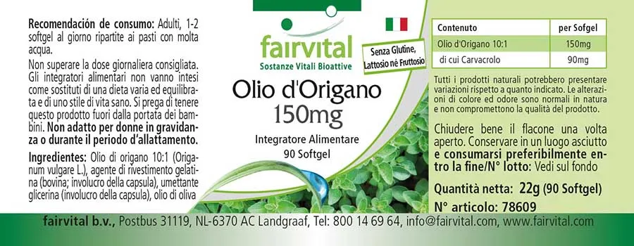 Oregano Oil 150mg - 90 Softgels Oregano Oil 150mg - 90 Softgels