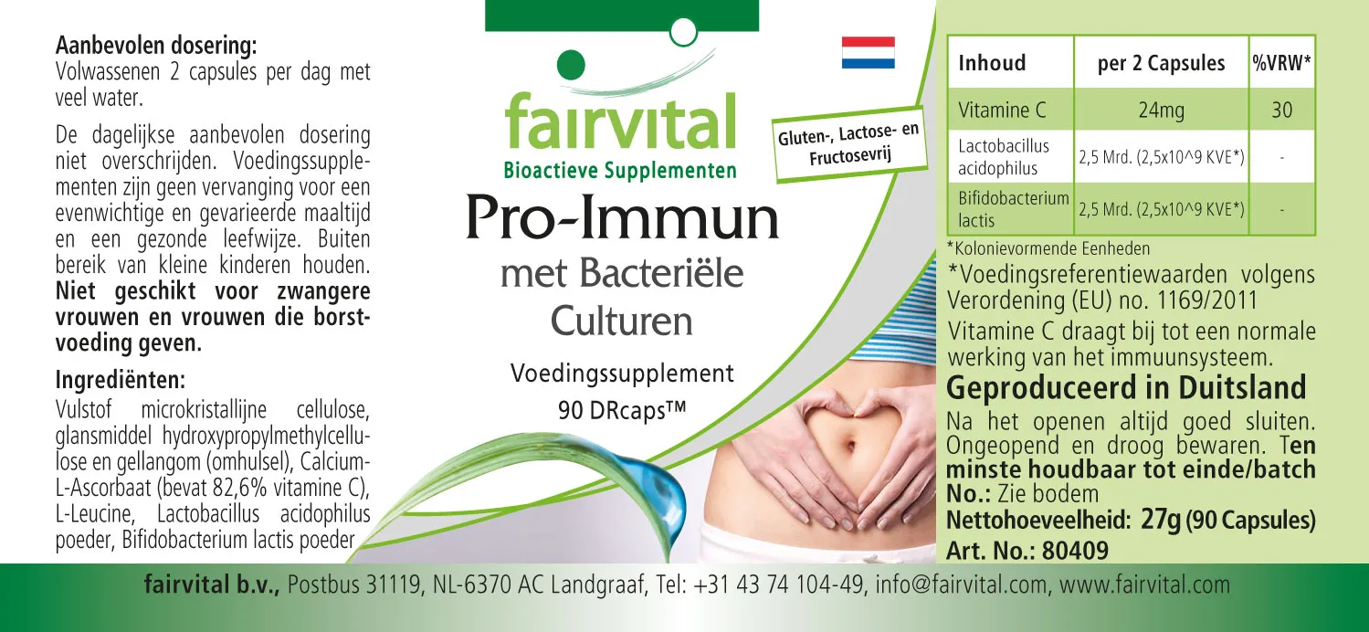 Pro Immun avec cultures bactériennes - 90 DRcaps® Pro Immun avec cultures bactériennes - 90 DRcaps®