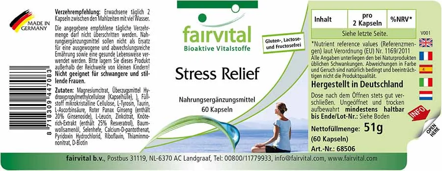 Stress Relief - 60 Capsules Stress Relief - 60 Capsules