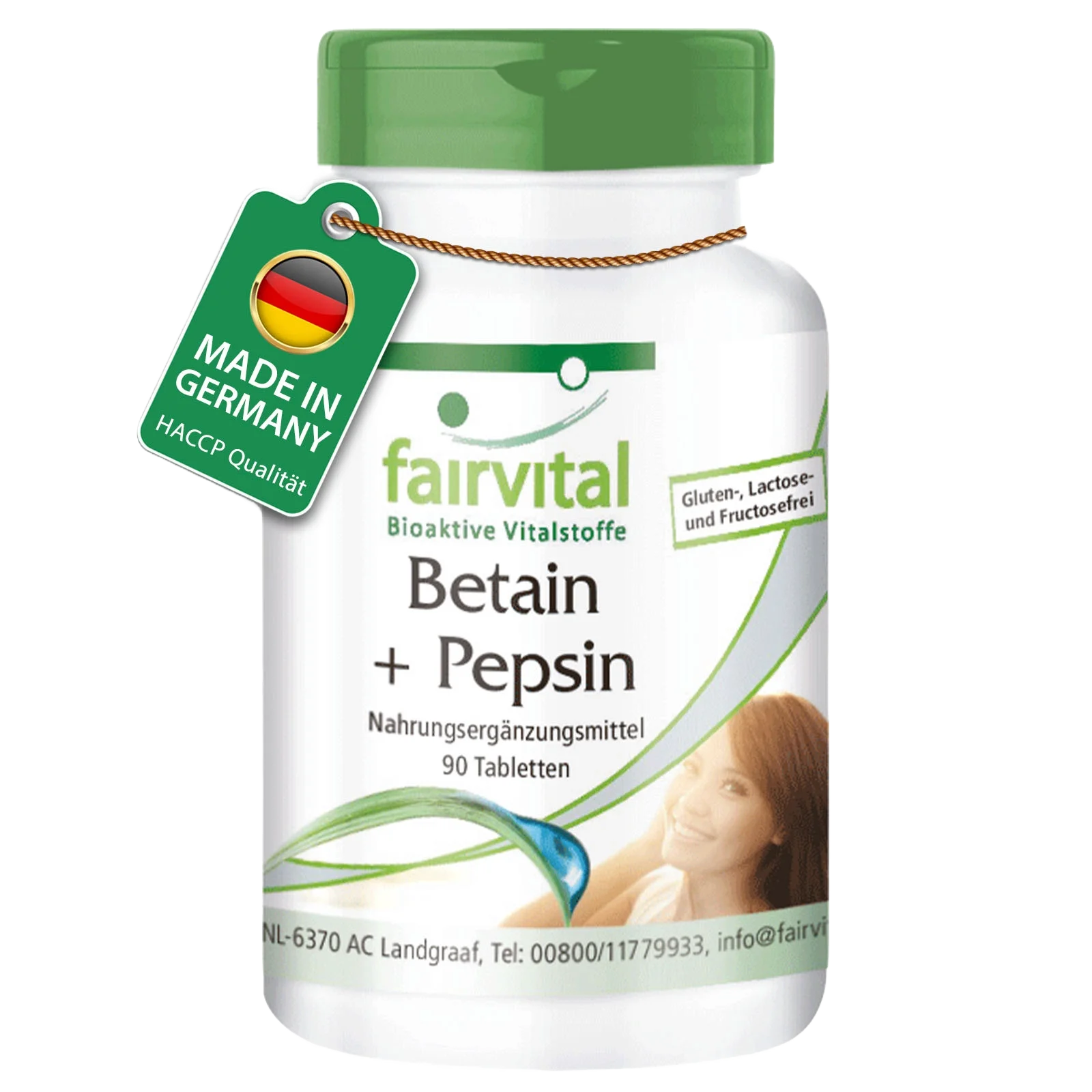 Betaine + Pepsin - 90 tablets