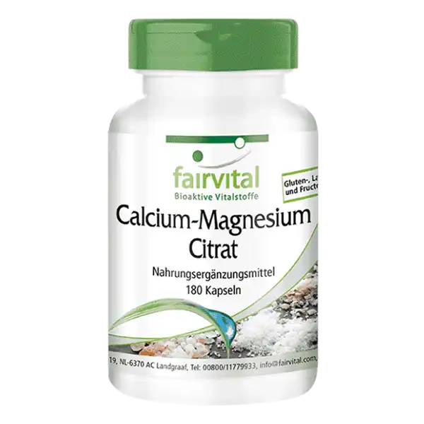 Citrate de Calcium et de Magnésium - 180 gélules