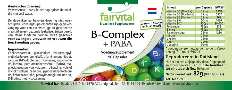 B-Complex + PABA B-Complex + PABA