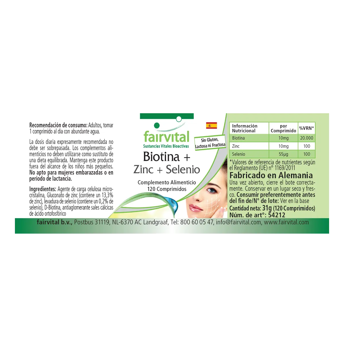 Biotin + Zinc + Selenium Biotin + Zinc + Selenium