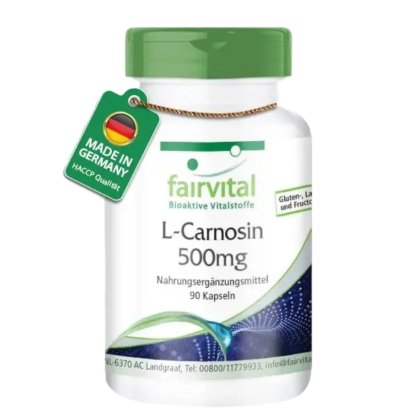 L-Carnosine 500mg - 90 Capsules