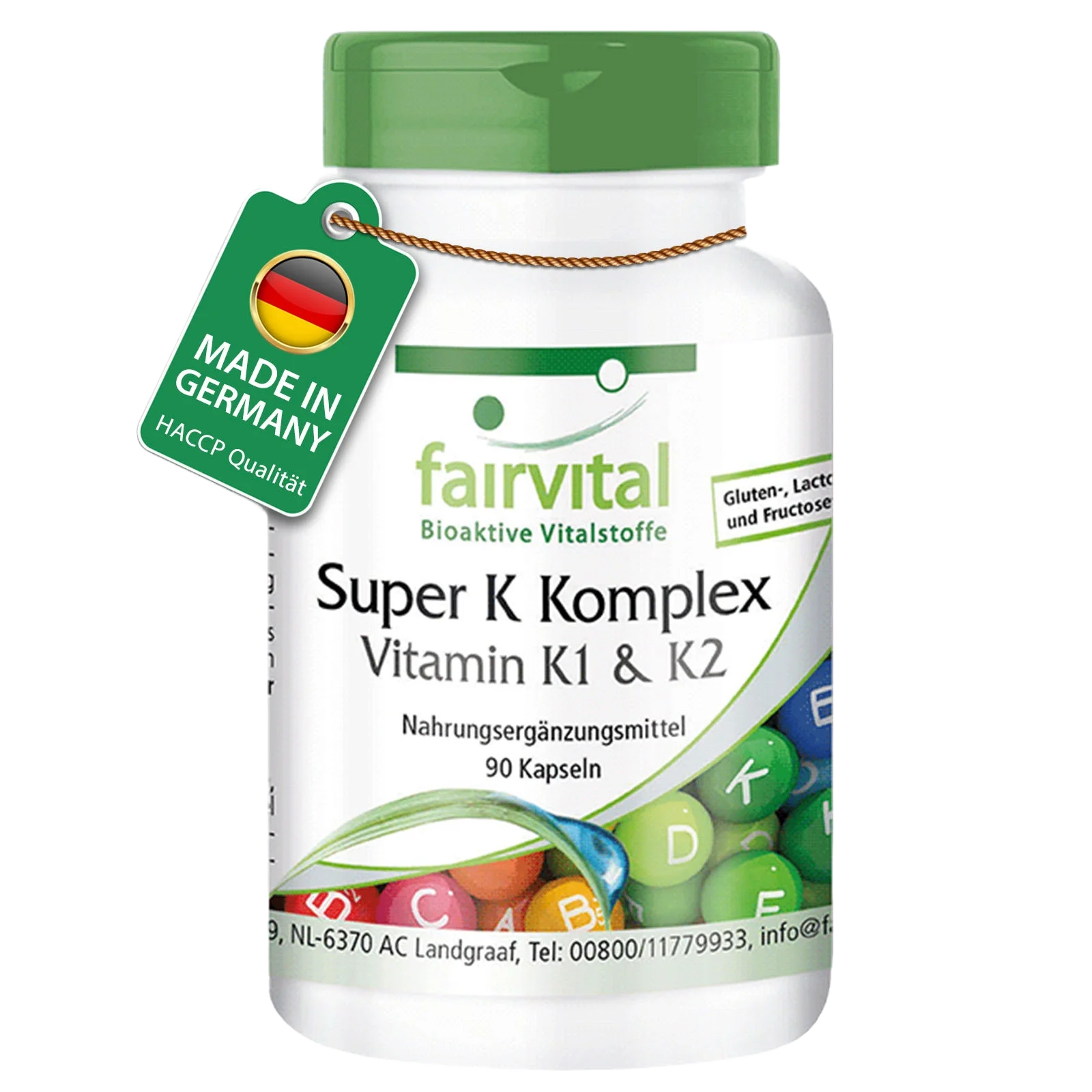 Super K Complex Vitamin K1 & K2 - 90 Capsules