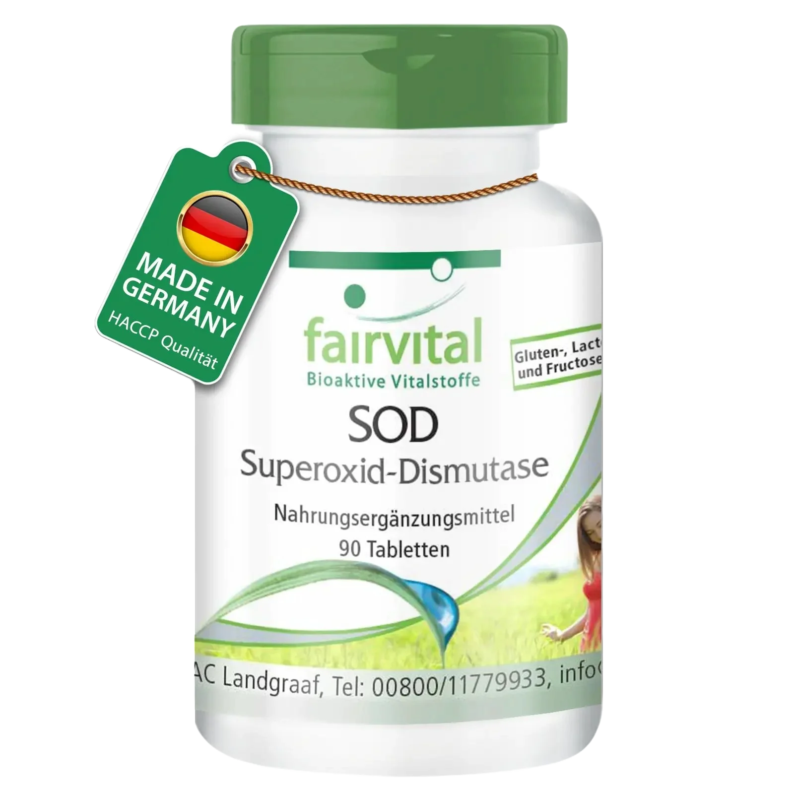 SOD Superoxide Dismutase - 90 Tablets