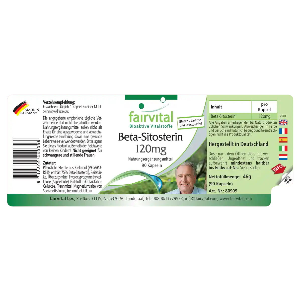 Beta-Sitosterol 120mg - 90 capsules