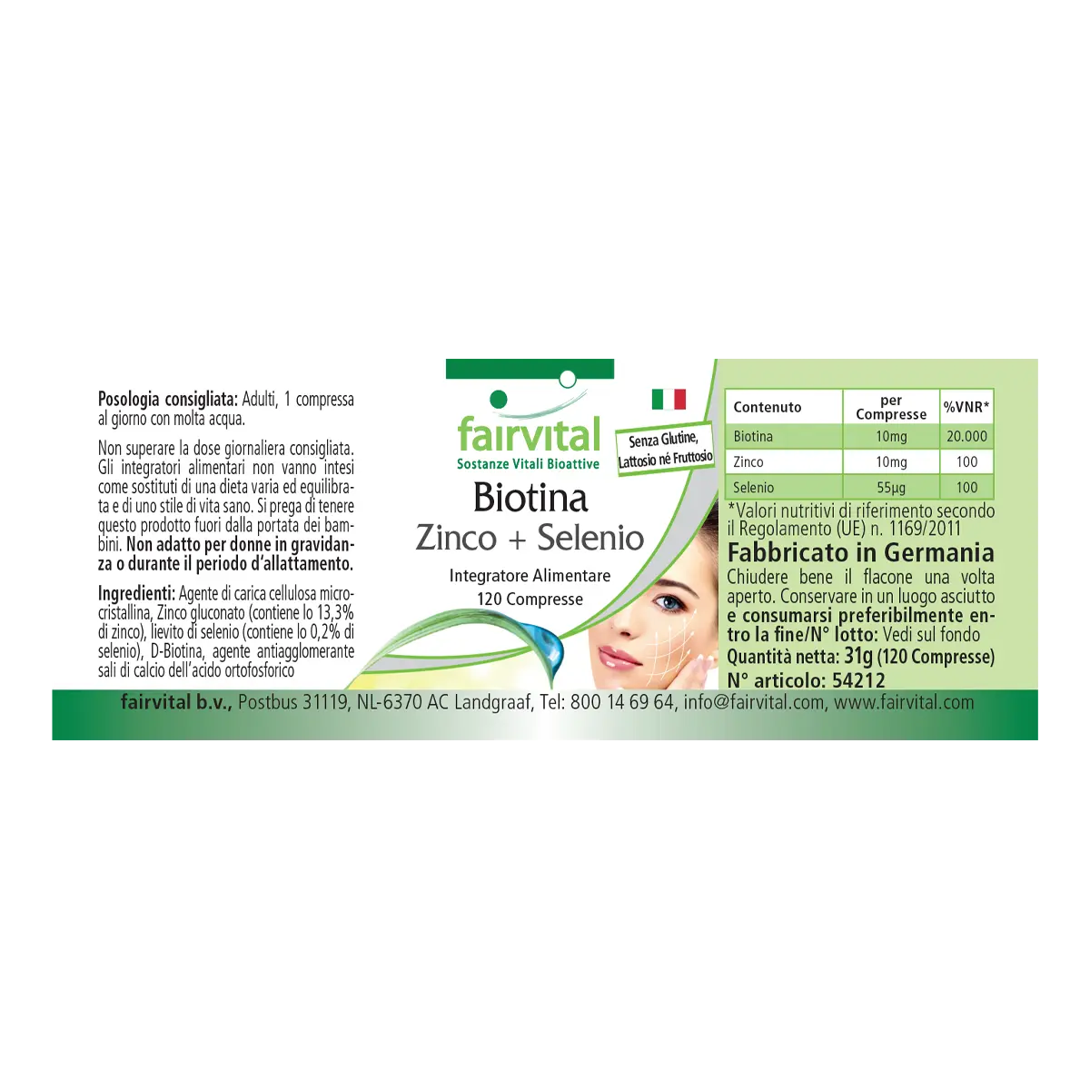 Biotin + Zinc + Selenium Biotin + Zinc + Selenium