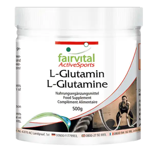 L-glutammina: polvere da 500 g