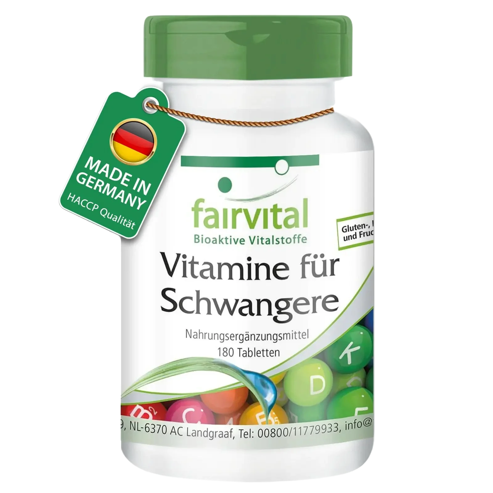 Vitamine für Schwangere - 180 Tabletten