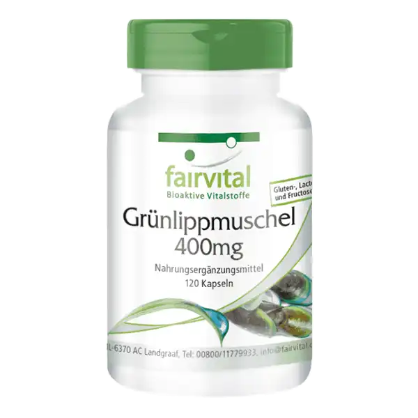 Green-lipped mussel 400mg - 120 capsules