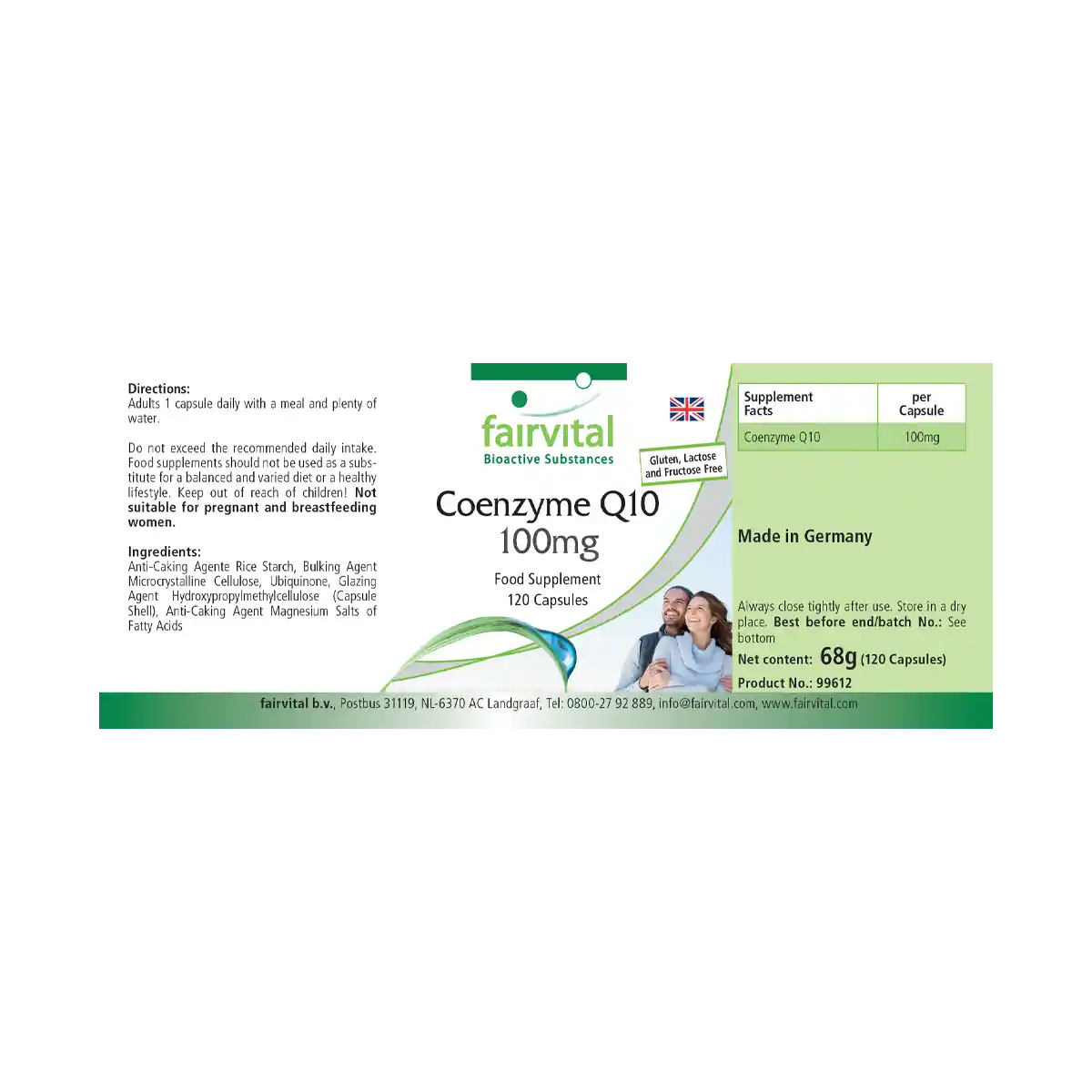 Co-Enzym Q10 100mg - 120 capsules Co-Enzym Q10 100mg - 120 capsules