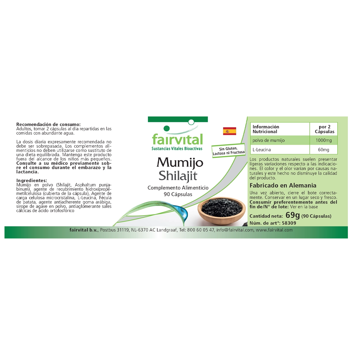 Mumijo Shilajit - 90 Capsules