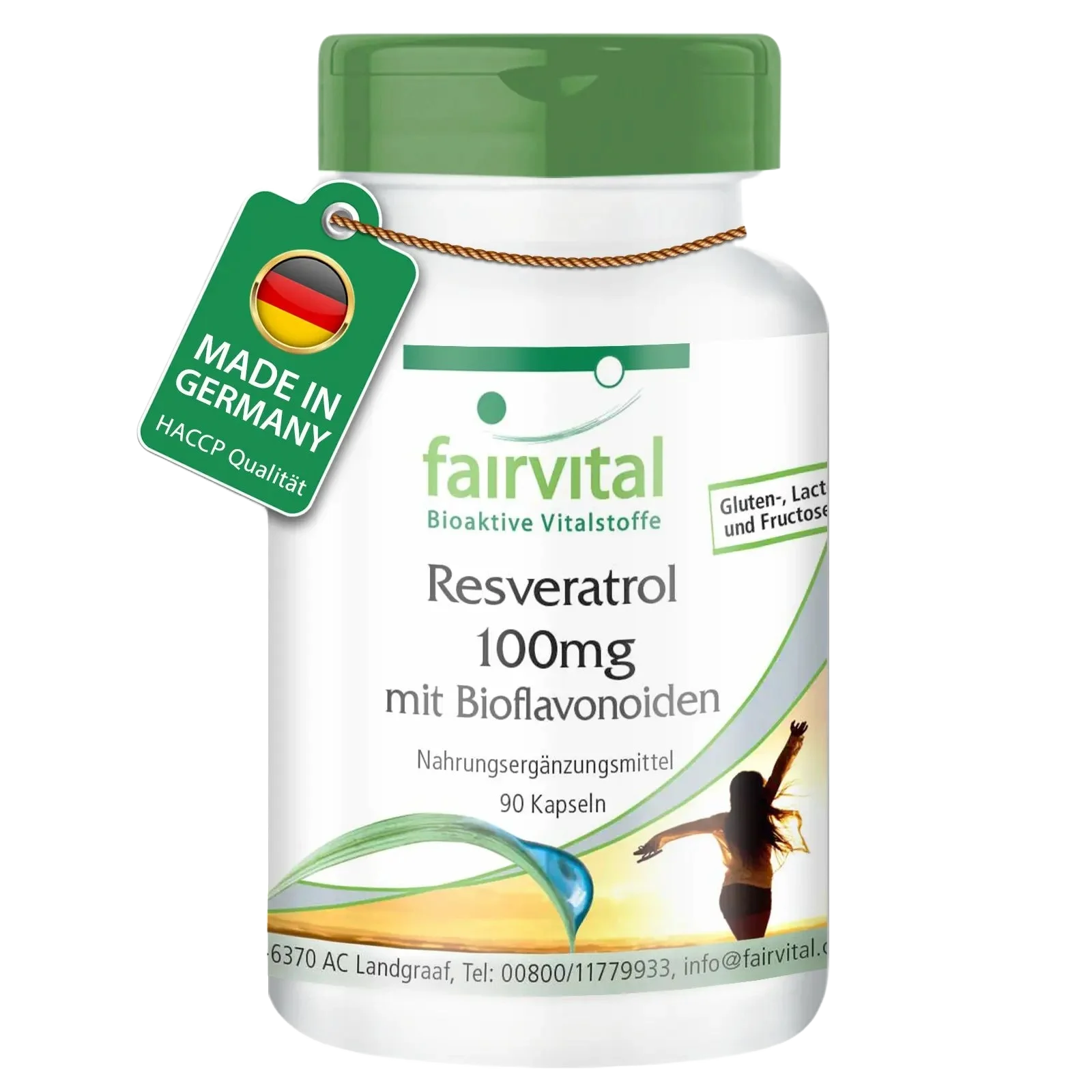 Resveratrolo 100 mg con bioflavonoidi - 90 capsule Resveratrolo 100 mg con bioflavonoidi - 90 capsule