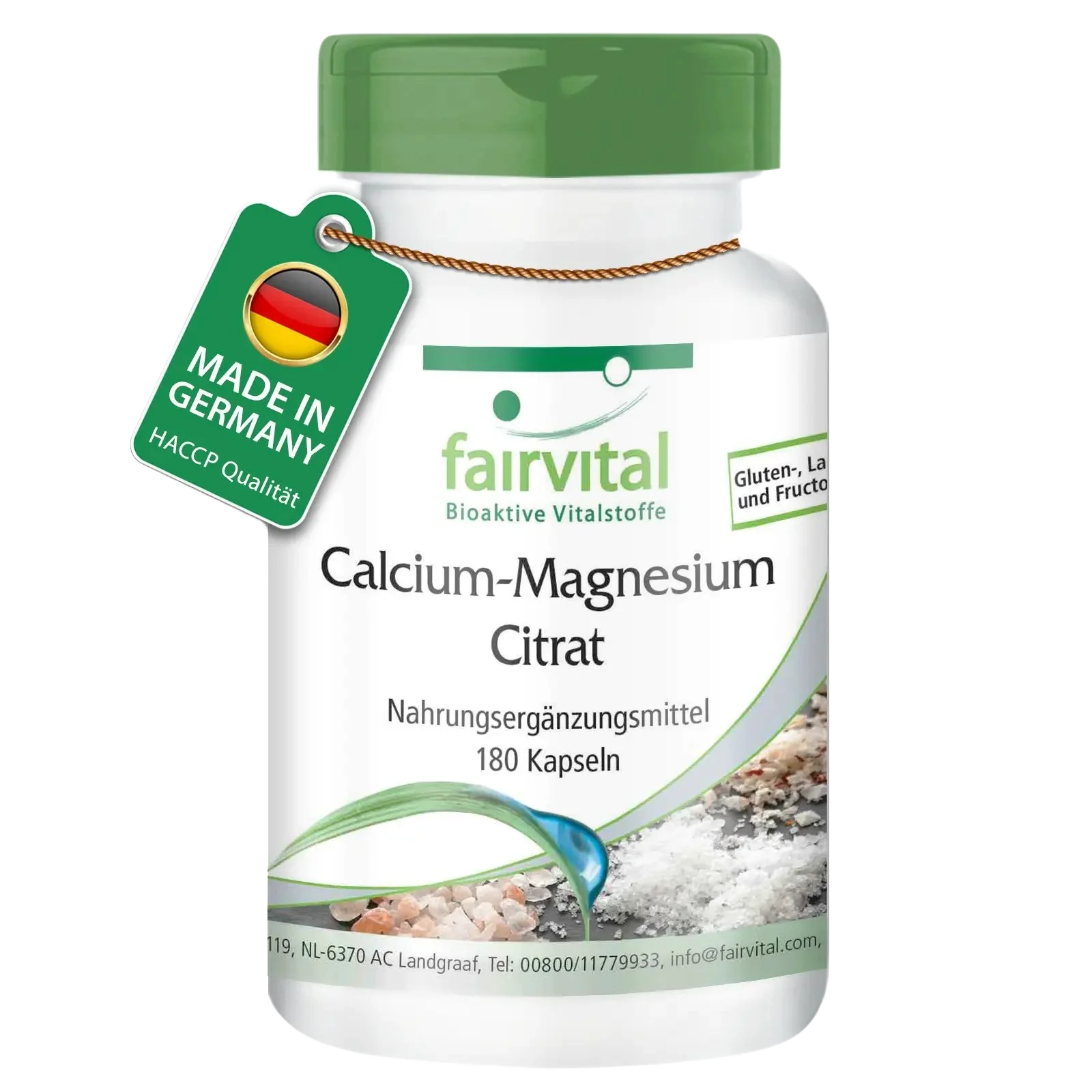 Citrate de Calcium et de Magnésium - 180 gélules