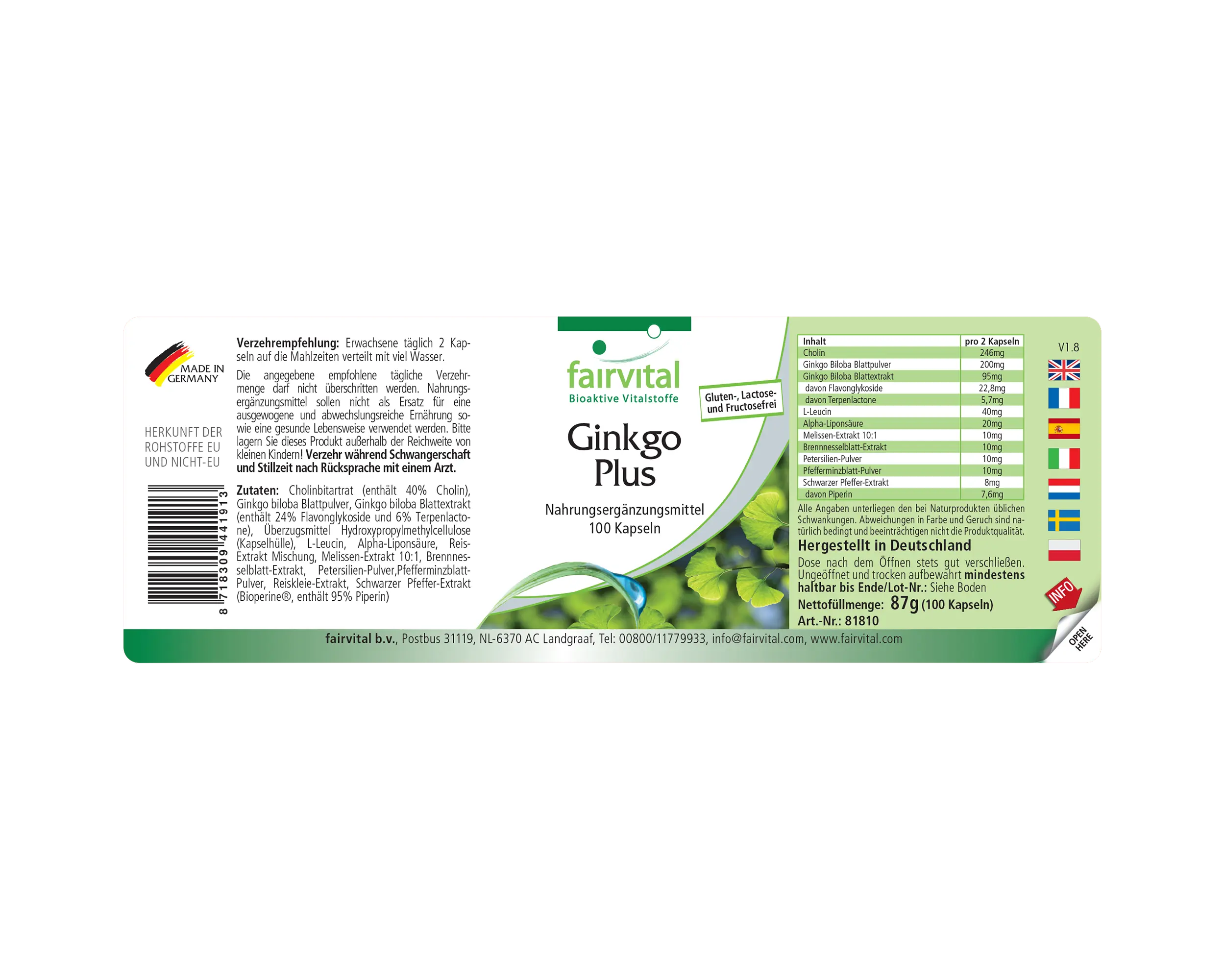 Ginkgo Plus – 100 Capsule Ginkgo Plus – 100 Capsule