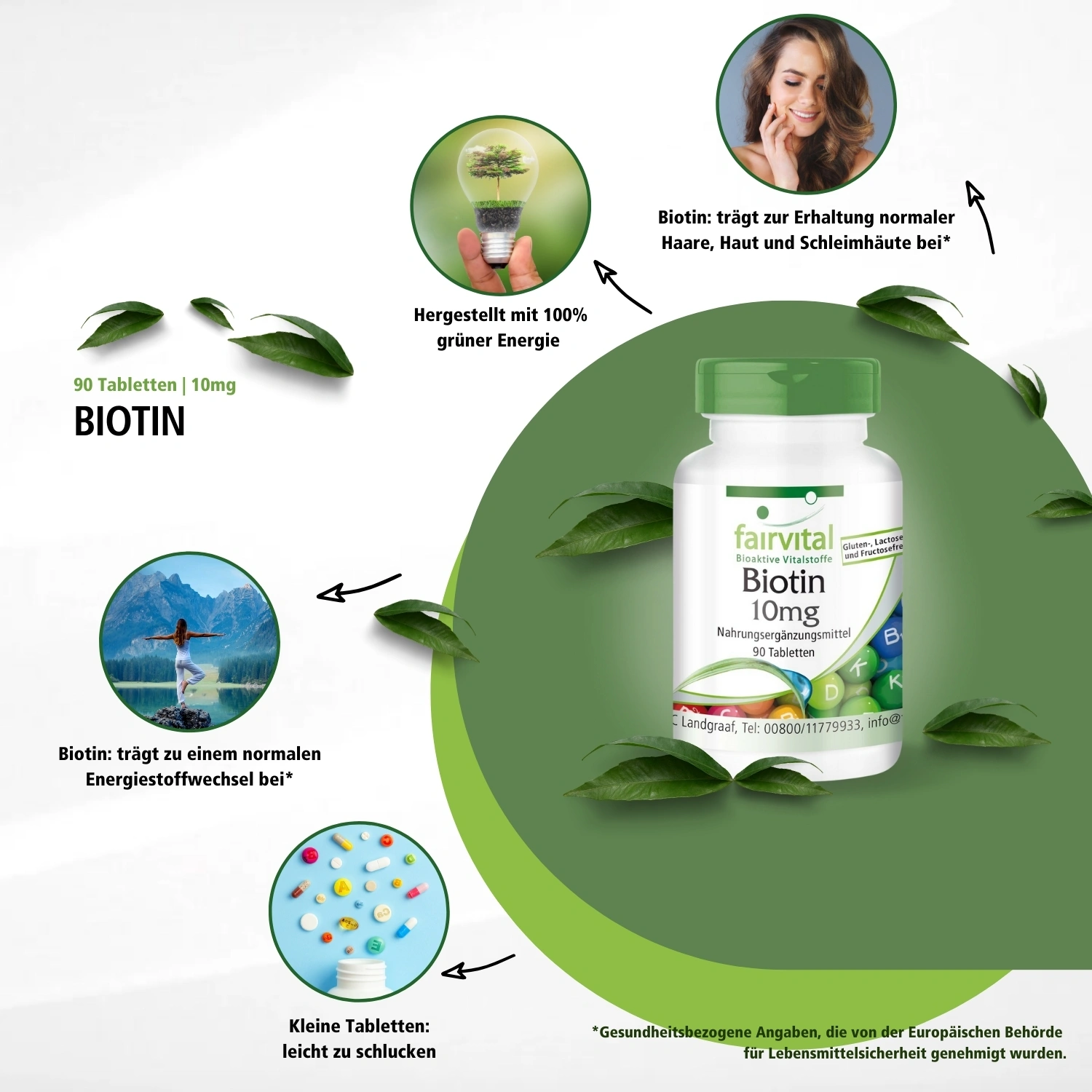 Biotina 10mg – 90 compresse