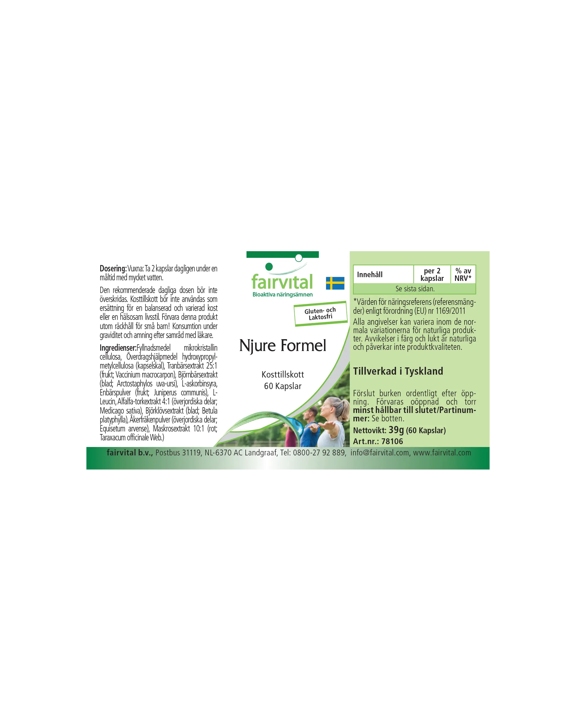 Cápsulas para los riûones - 60 Cápsulas