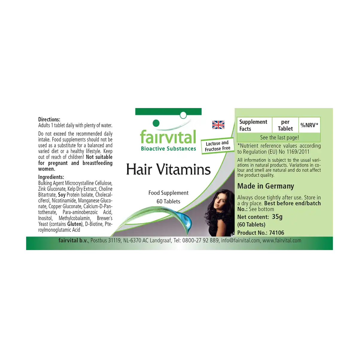 Hair Vitamins – 60 Tablets Hair Vitamins – 60 Tablets