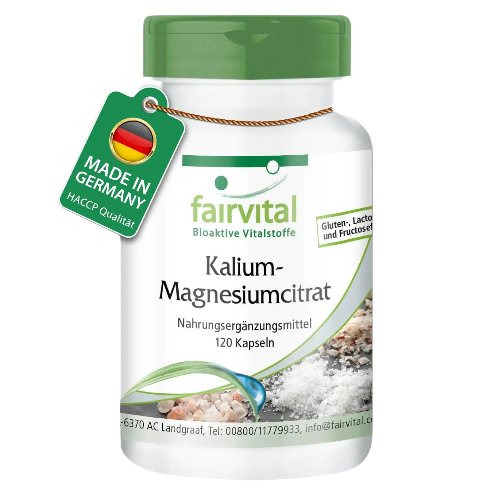 Citrate de Potassium et de Magnésium - 120 gélules